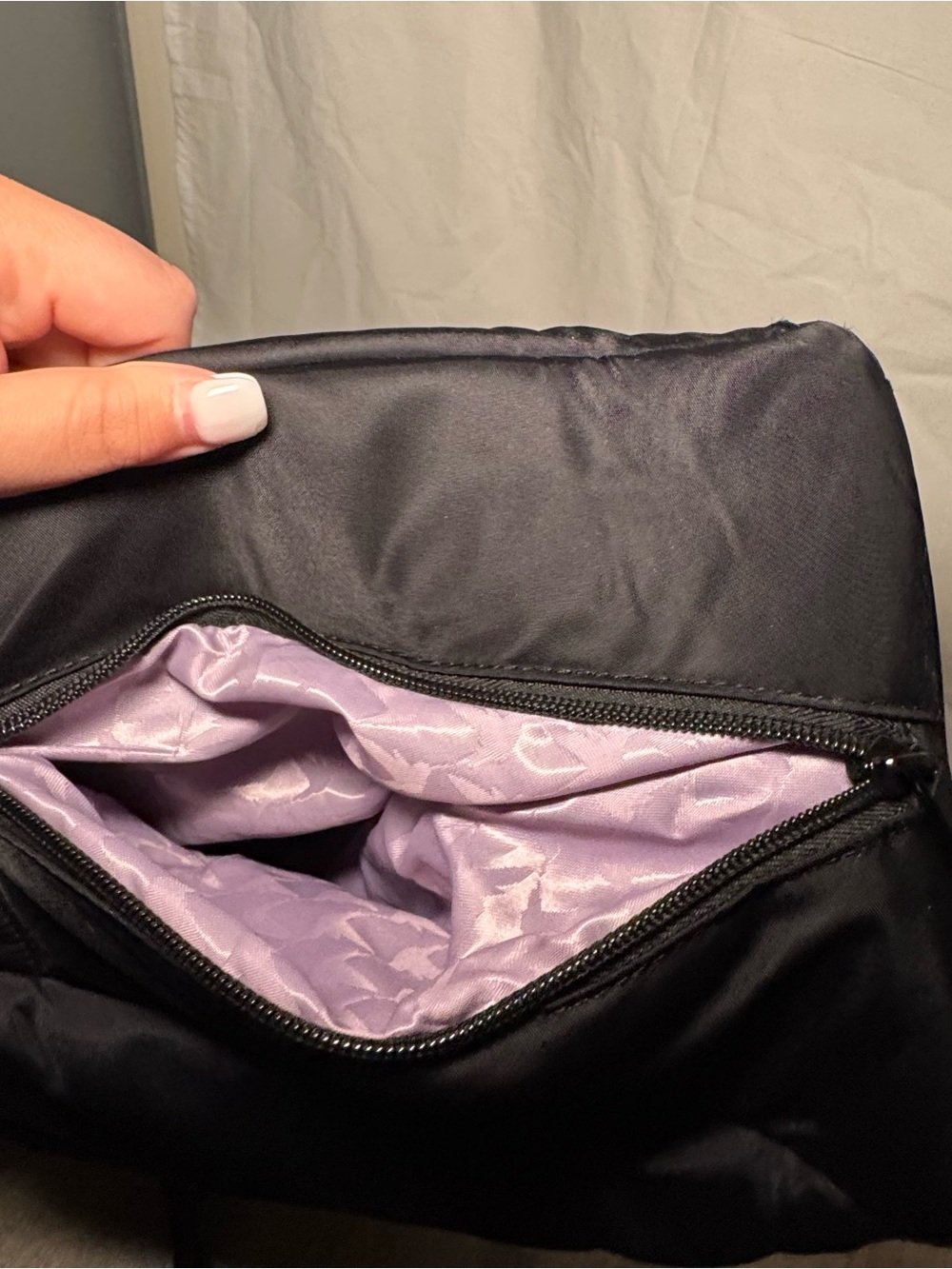 Lo & Sons O.G. 2 Large Laptop Travel Tote Bag Black Lavender - Picture 9 of 14